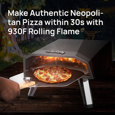 Commercial Industrial 12 16 inch Gas Pizza Oven with Aluminum Plate